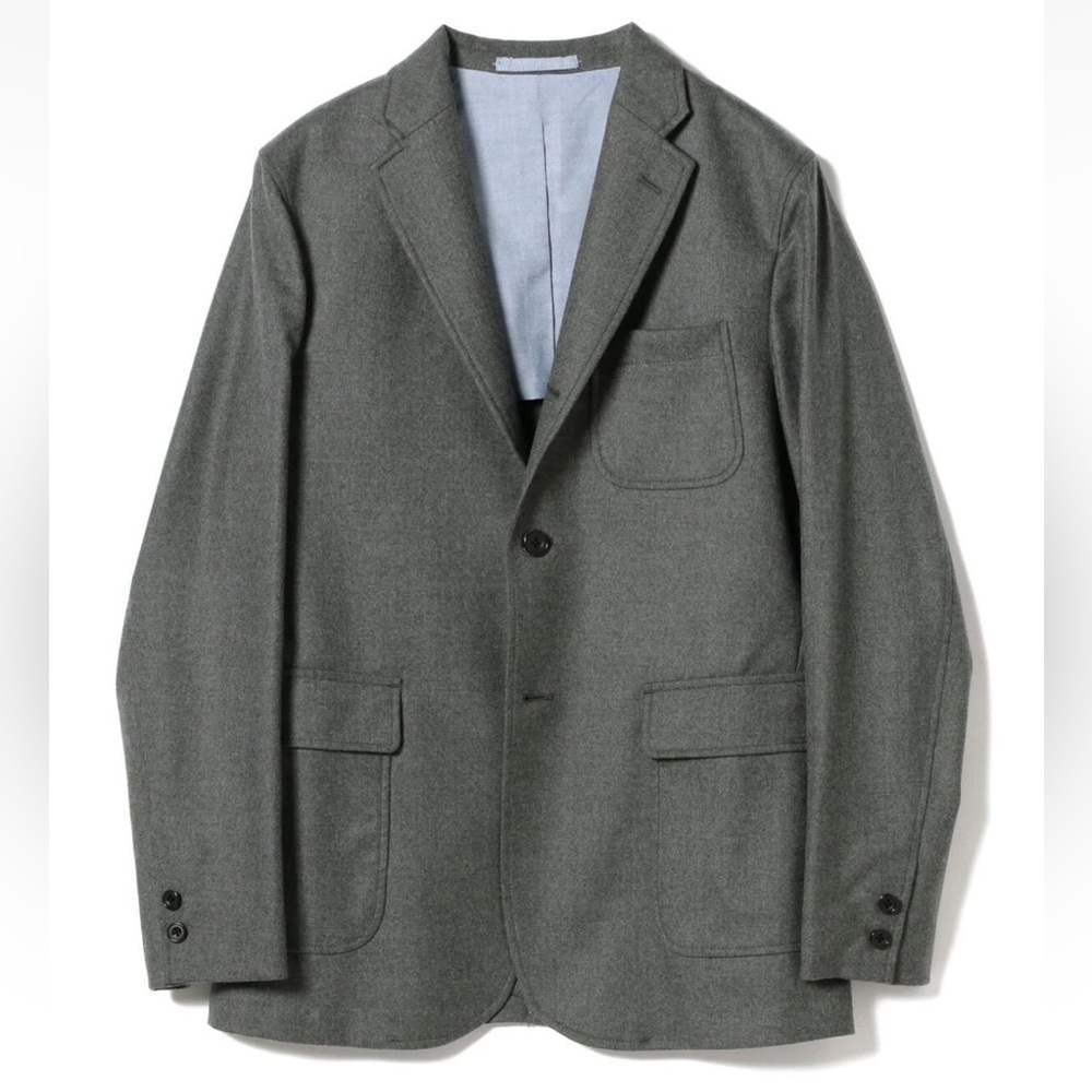 BEAMS PLUS Wool-Blend Flannel‎ Blazer
